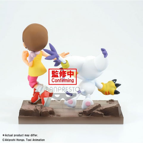 Figura banpresto digimon adventure dxf adventure archives hikari & tailmon