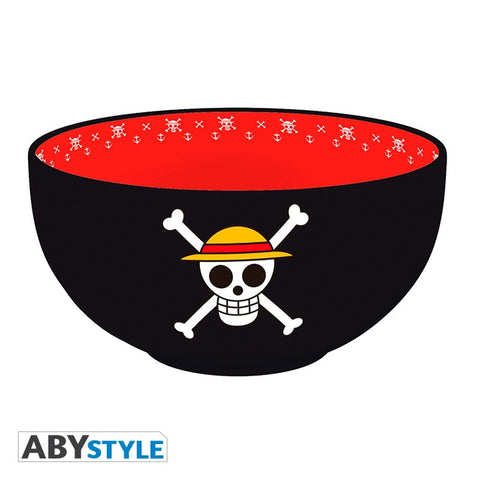 Bol desayuno abystyle one piece logo straw hat pirates