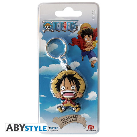 Llavero pvc abystyle luffy super deformed