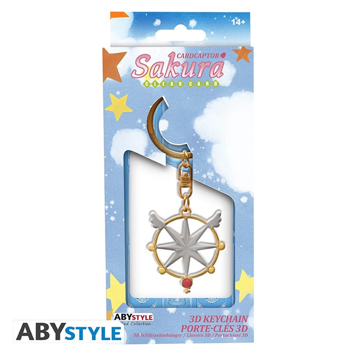 Llavero 3d abystyle sakura cazadora de cartas  dream key