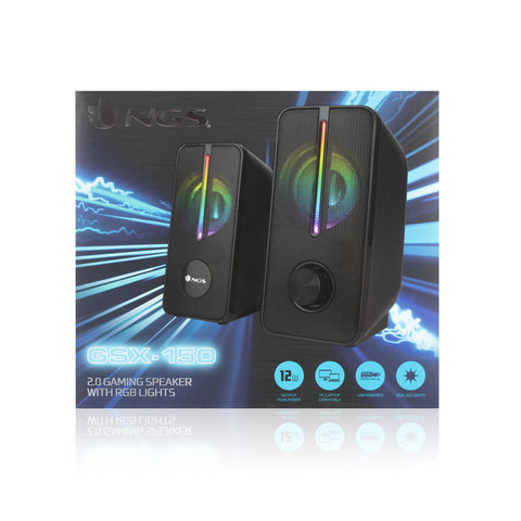 Altavoces gaming ngs gsx - 150 -  12w -  usb -  rgb