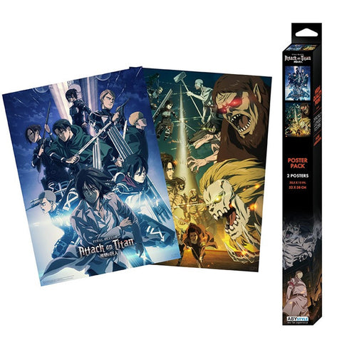 Set posters gb eye attack on titan