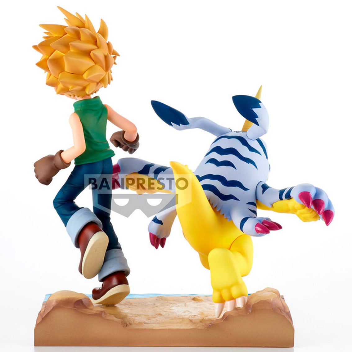 Figura banpresto digimon adventure dxf adventure archives yamato & gabumon