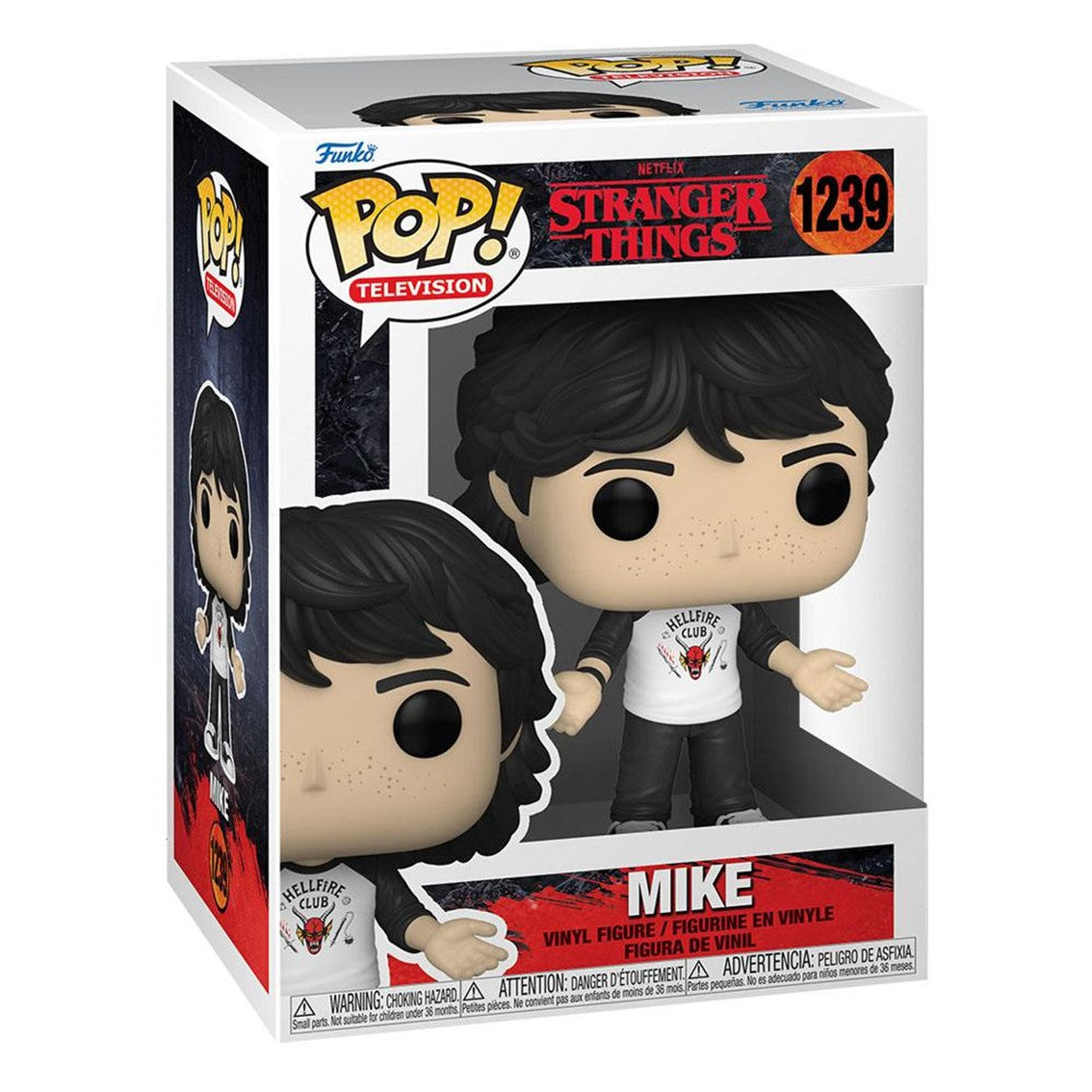 Funko pop series tv stranger things s4 mike 62393