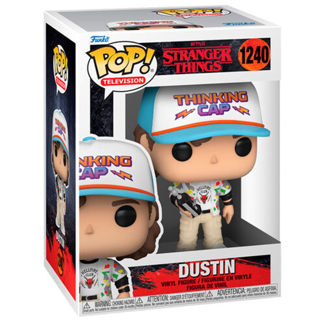 Funko pop series tv stranger things s4 dustin 62394