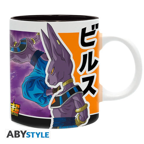 Taza abystyle dragon ball super -  beerus vs goku