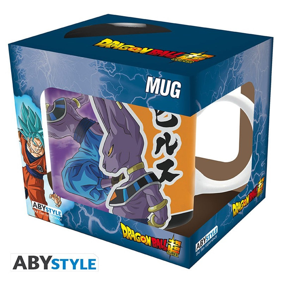 Taza abystyle dragon ball super -  beerus vs goku