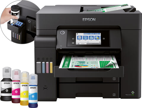 Multifunción inyección epson ecotank et - 5800 color wifi duplex fax