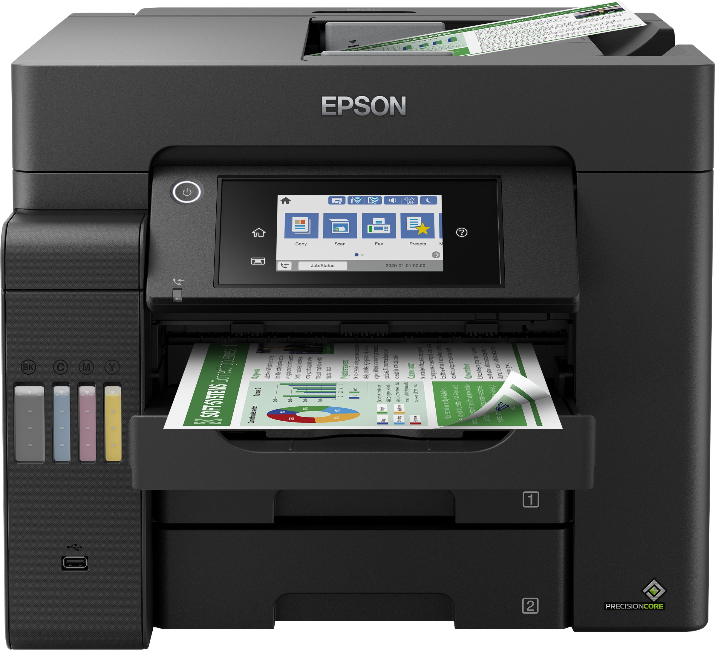 Multifunción inyección epson ecotank et - 5800 color wifi duplex fax