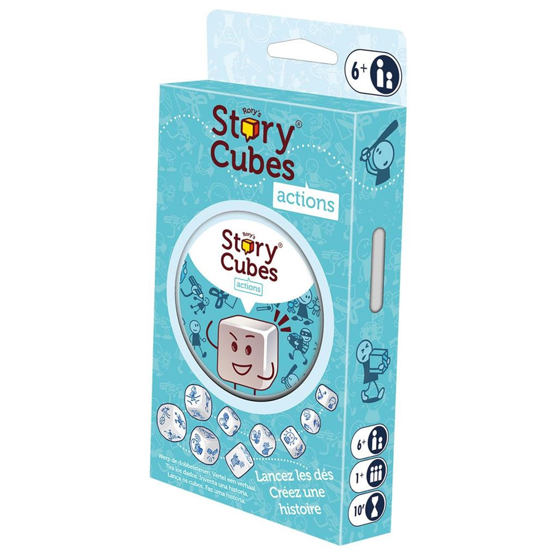 Juego de mesa story cubes acciones pegi 6