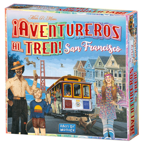 Juego de mesa aventureros al tren san francisco pegi 8