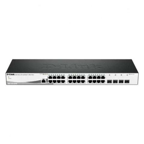 Switch d - link 28 puertos gestionable 24 puertos gigabit ethernet 10 - 100 - 1000 4 puertos sfp