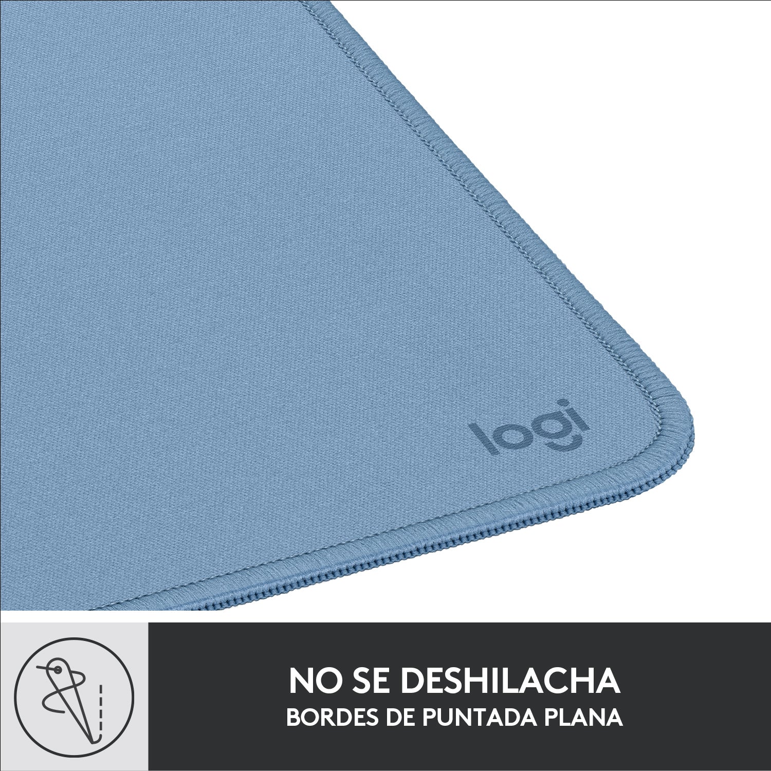 Alfombrilla logitech desk mat -  studio series gris azulado