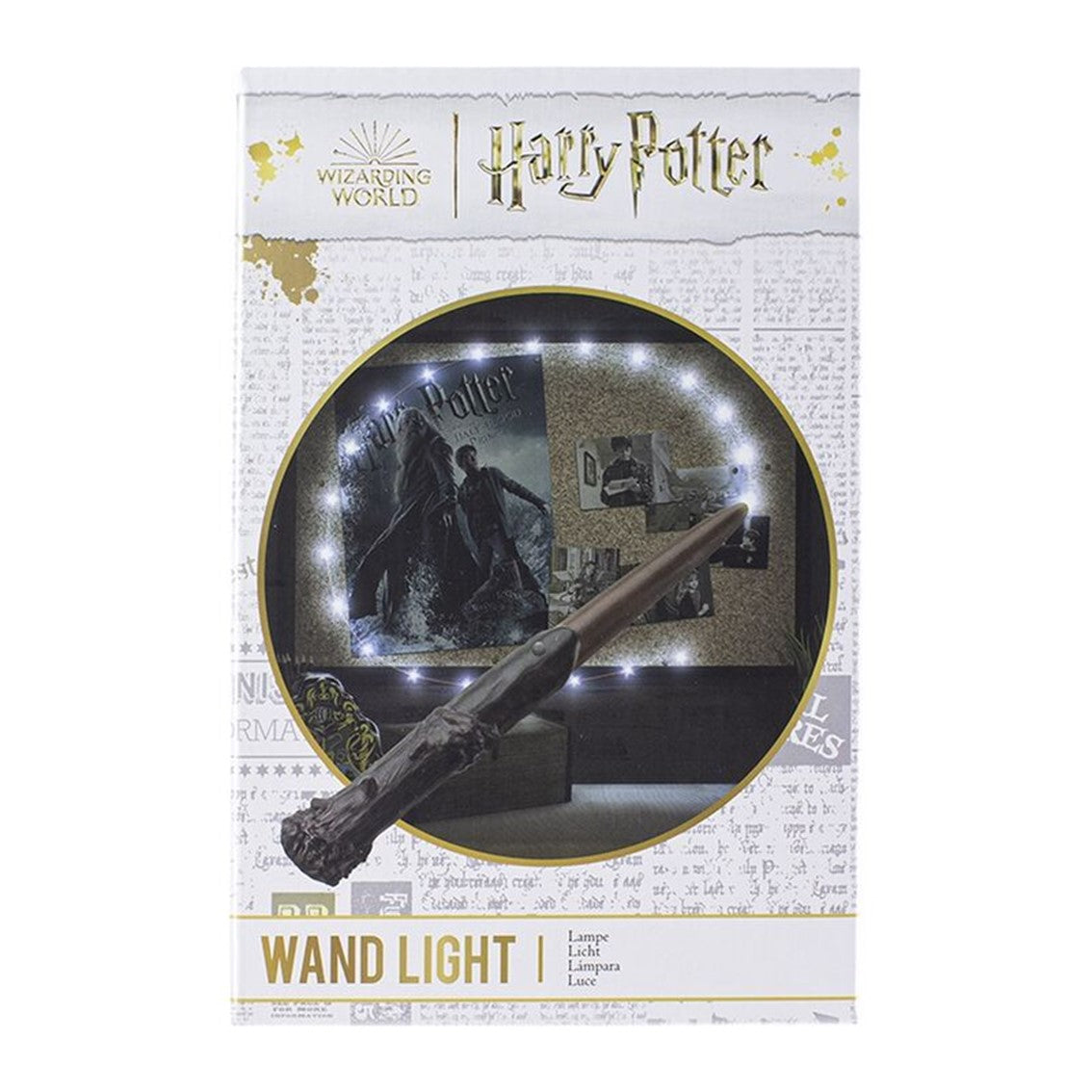 Luces de adorno mágicas paladone harry potter varita