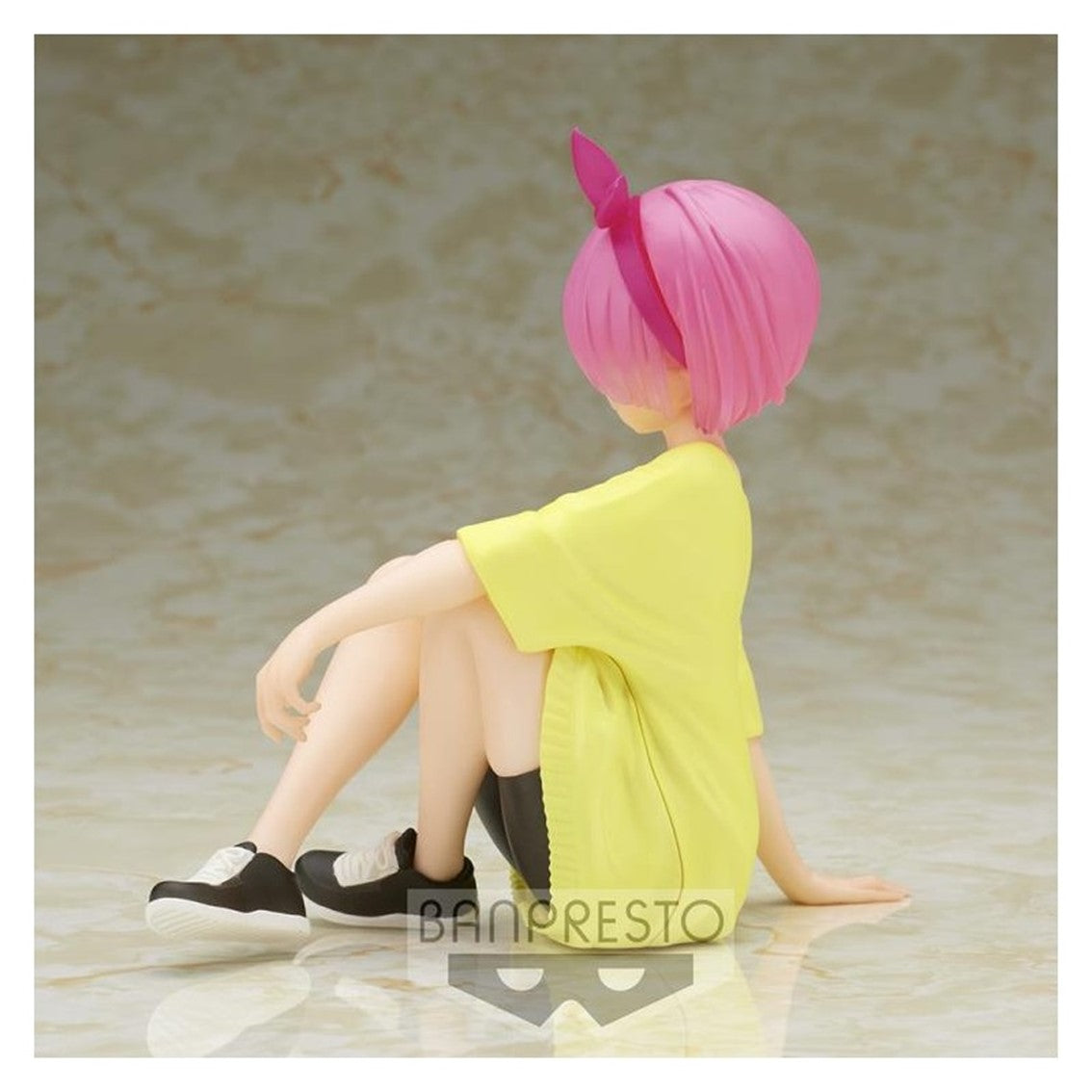 Figura banpresto re: zero starting life in another world relax time ram training style