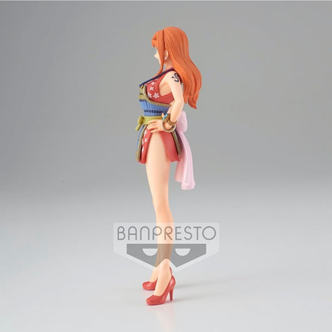 Figura banpresto one piece dxf the grandline lady wanokuni nami