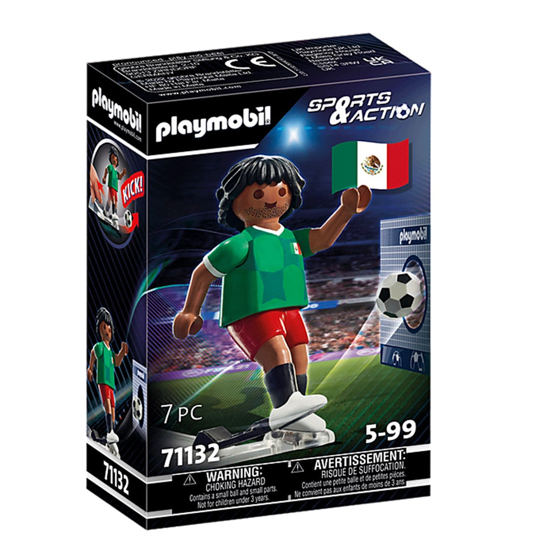 Playmobil jugador de futbol -  mexico