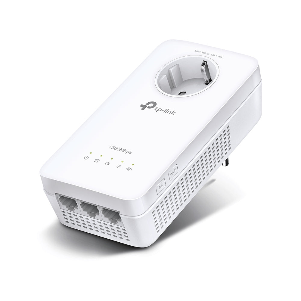 Adaptador wifi powerline ac tp - link tl - wpa8631p gigabit av1300