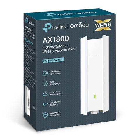Punto de acceso tp - link wifi 6 interior - exterior ax1800