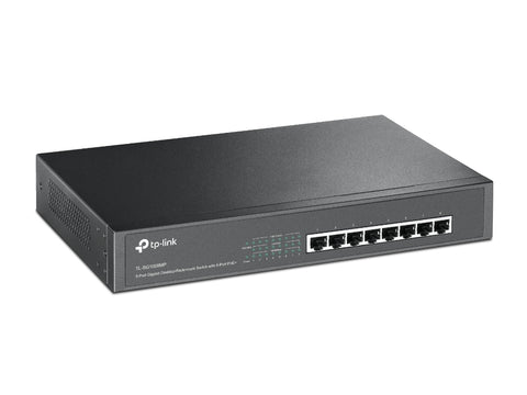 Switch 8 puertos tp - link tl - sg1008mp 10 - 100 - 1000 poe+