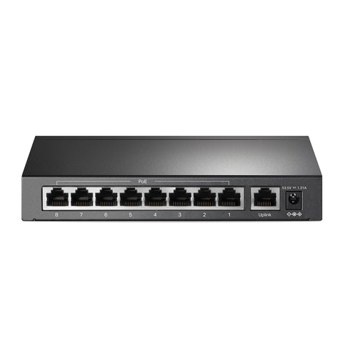 Switch 9 puertos tp - link tl - sf1009p 10 - 100 8 puertos poe+