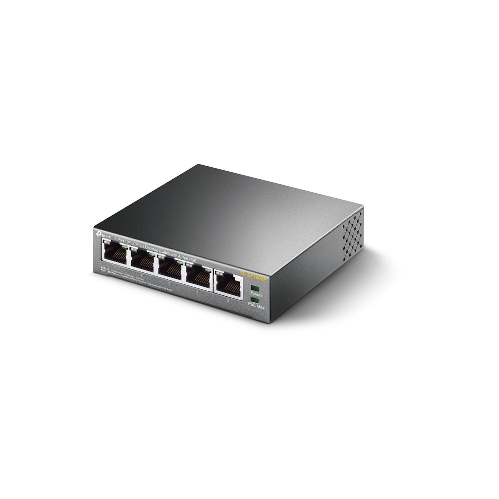 Switch 5 puertos tp - link tl - sf1005p 10 - 100 4 puertos poe