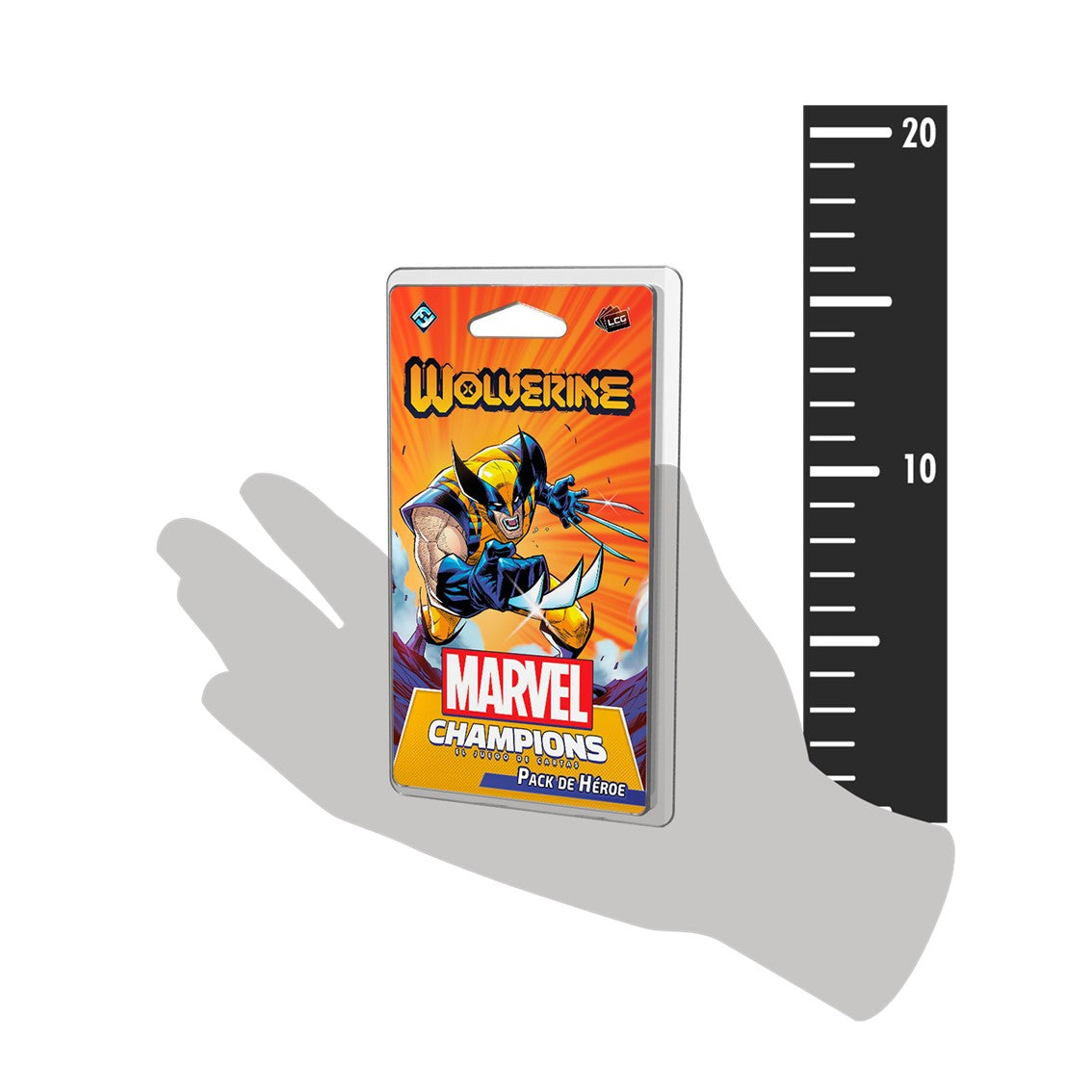 Juego de mesa marvel champions: wolverine 60 cartas pegi 14