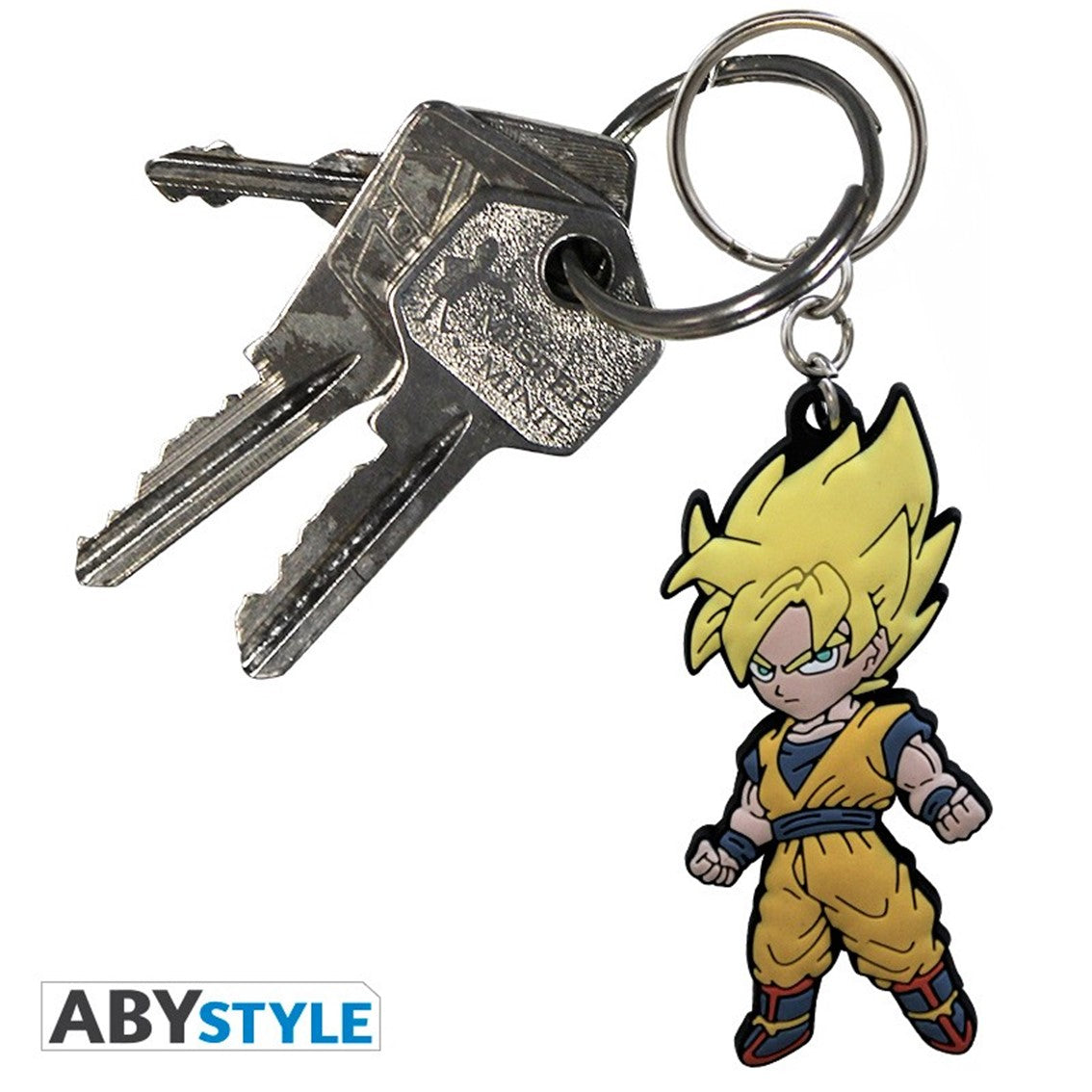 Llavero abystyle pvc  dragon ball goku super saiyan