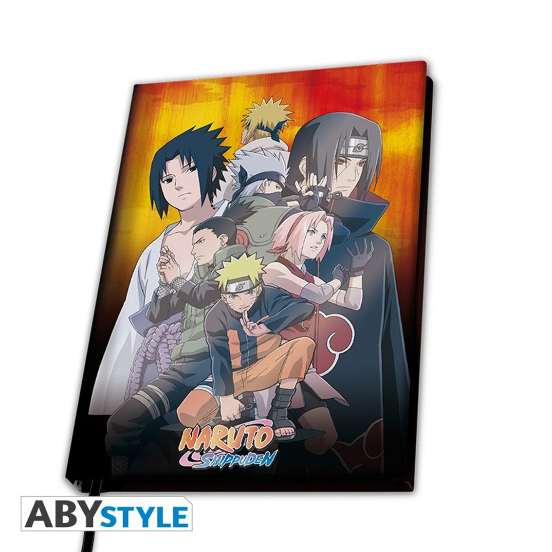 Cuaderno notas abystyle naruto shippuden konoha group