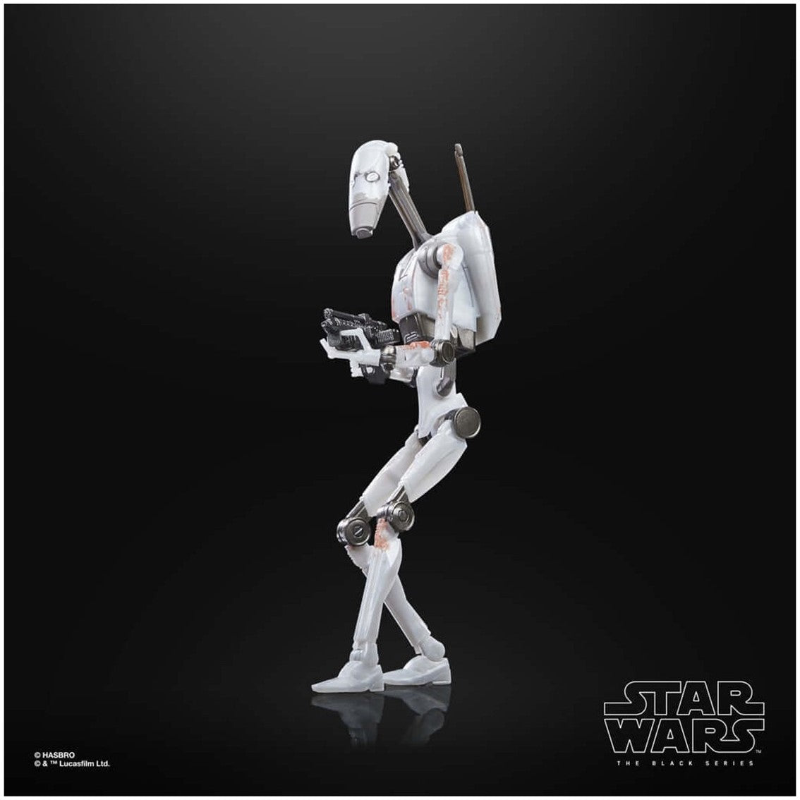 Figura hasbro battle droid star wars the black series