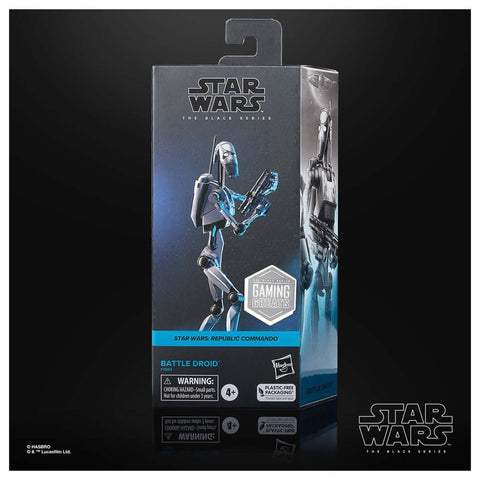 Figura hasbro battle droid star wars the black series