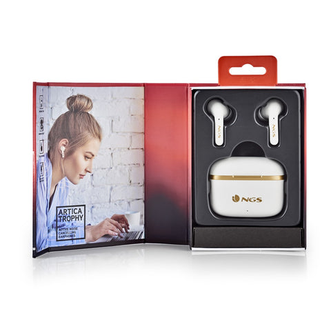 Auriculares inalambricos ngs artica trophy blanco