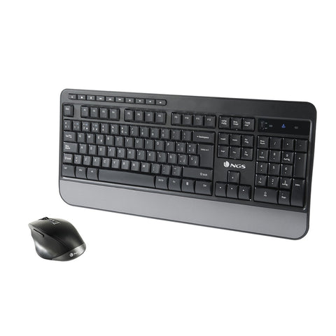 Kit teclado + mouse raton ngs spell kit wireless inalambrico