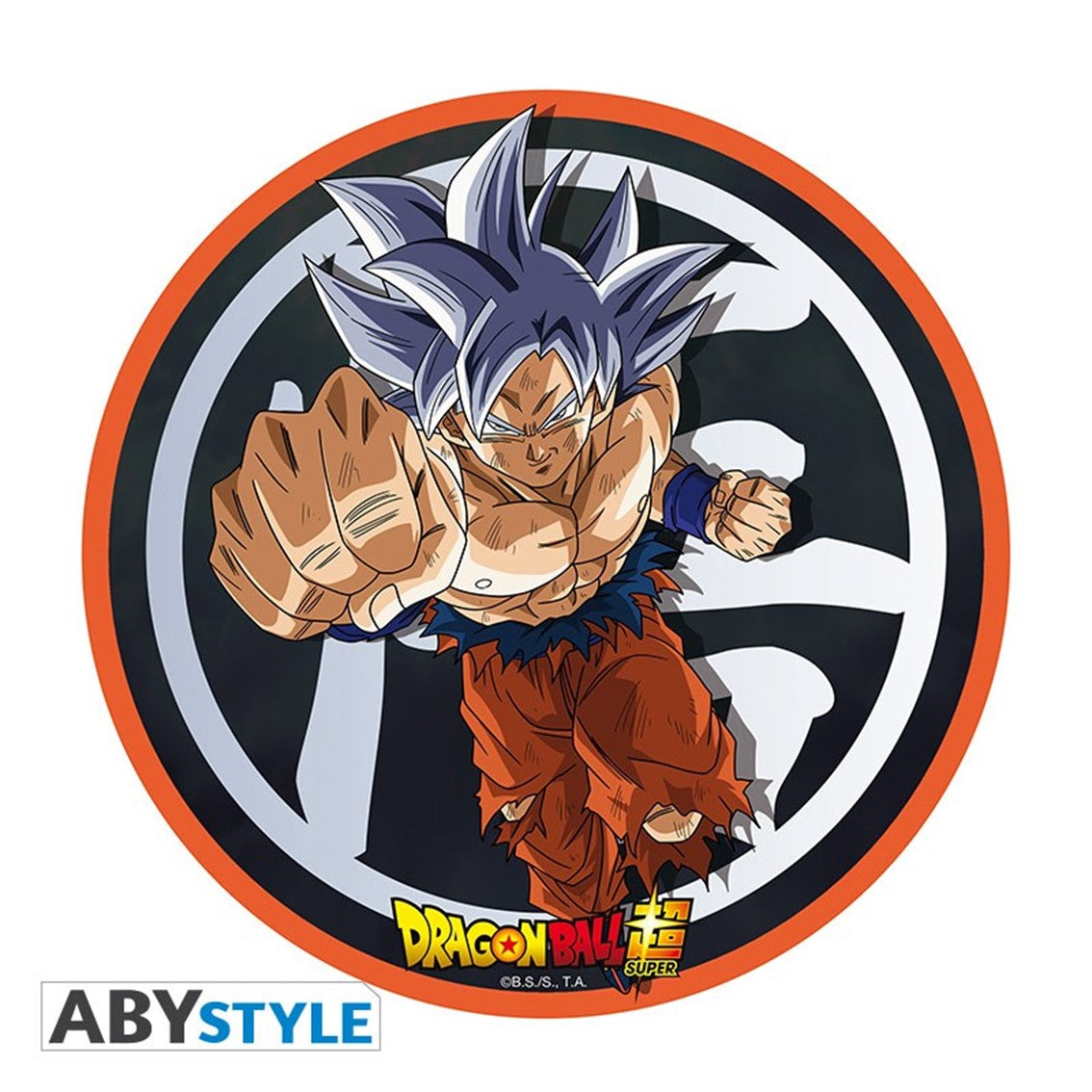 Alfombrilla abystyle dragon ball super -  goku ultra instinto