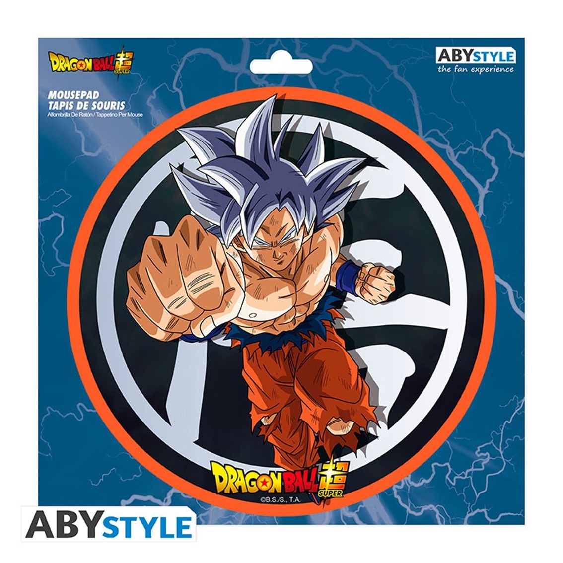 Alfombrilla abystyle dragon ball super -  goku ultra instinto