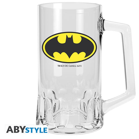 Jarra de cristal dc comics -  batman logo