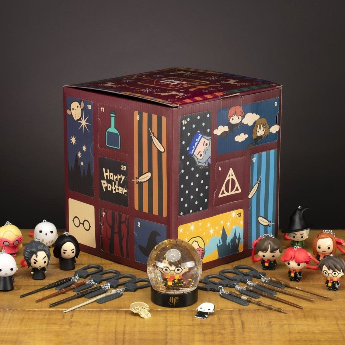 Calendario de adviento forma de cubo paladone harry potter