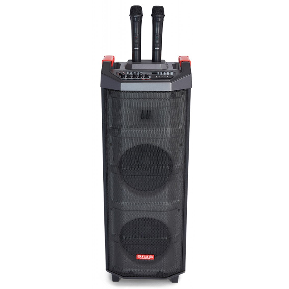 Altavoz trolley aiwa kbtus - 710 90w rms con karaoke 2 micros inalambricos