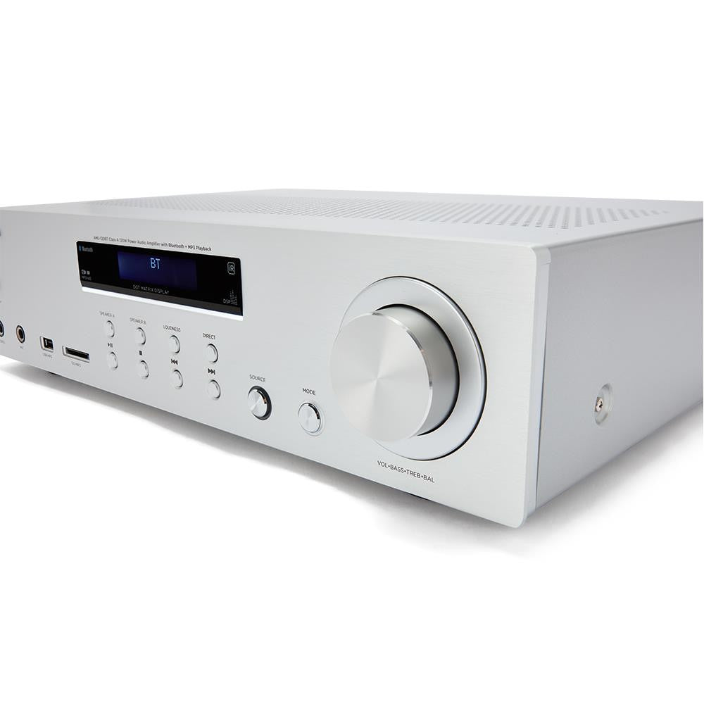 Amplificador estereo aiwa amu - 120btsr 120w silver