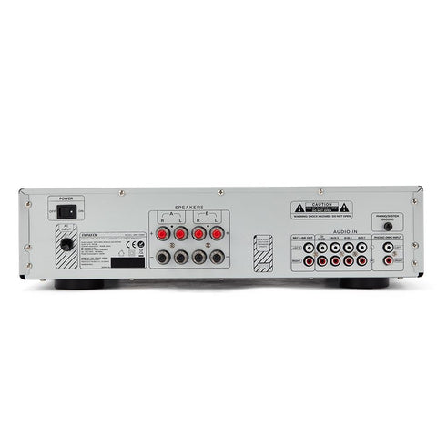 Amplificador estereo aiwa amu - 120btsr 120w silver