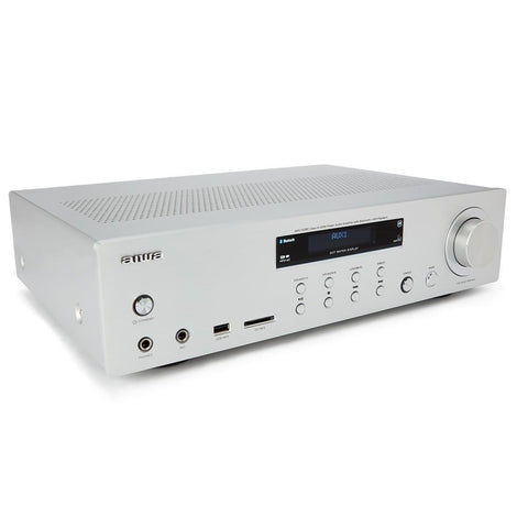 Amplificador estereo aiwa amu - 120btsr 120w silver