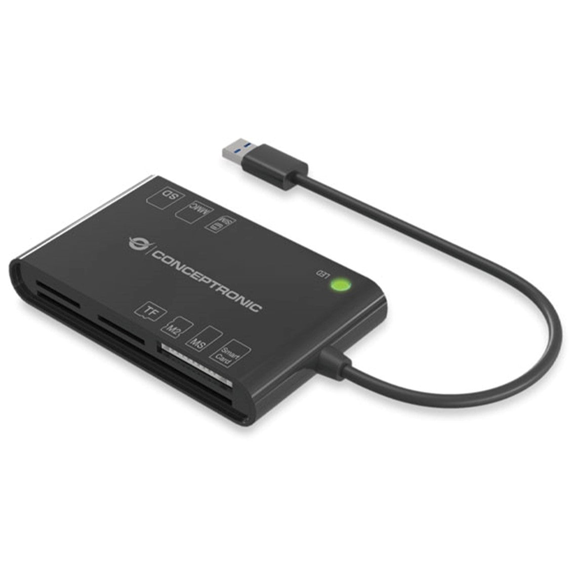 Lector de tarjetas externo conceptronic usb 2.0 - lector dnie 3.0