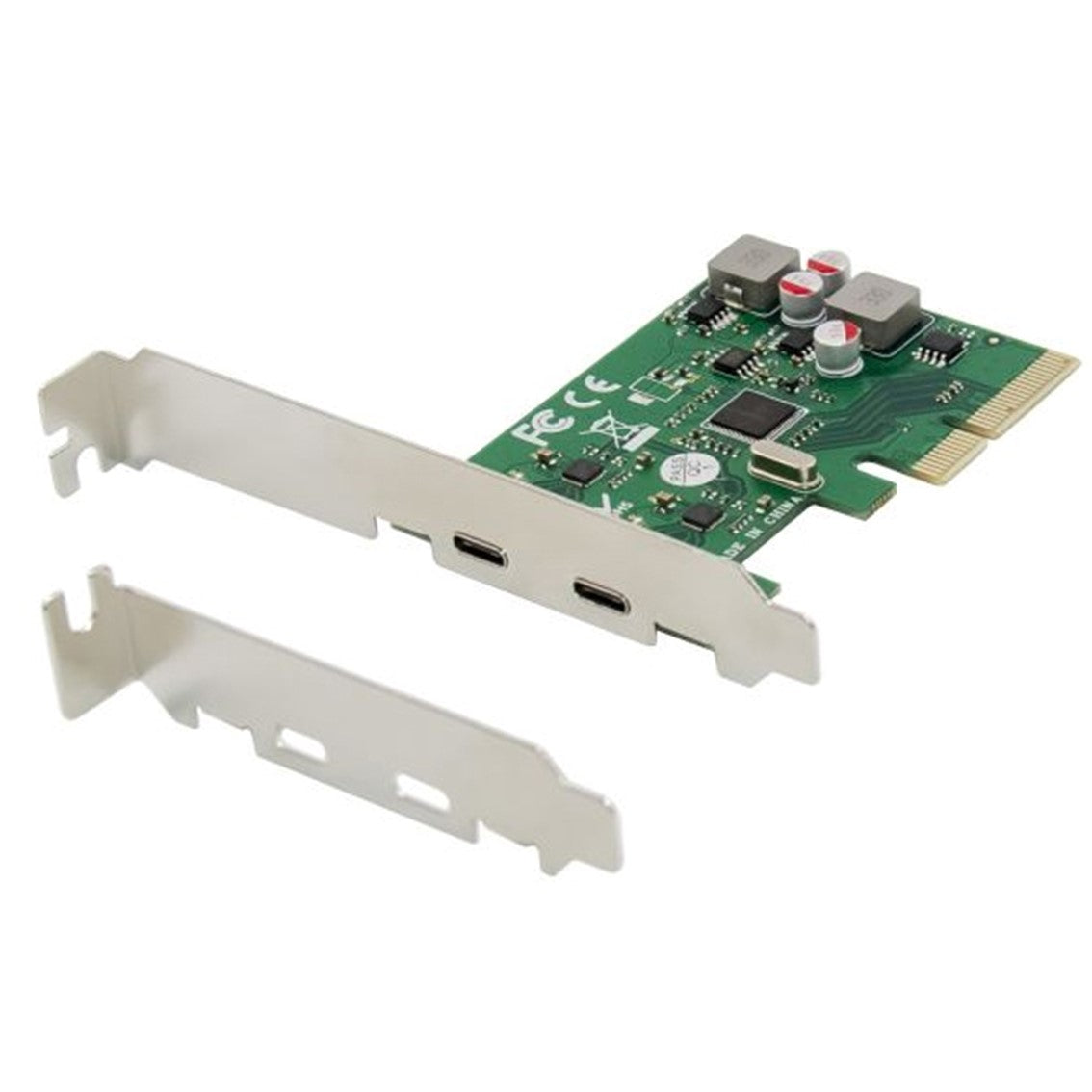 Tarjeta conceptronic pci express 4x 2 puertos usb 3.2 gen2 tipo c autoalimentada