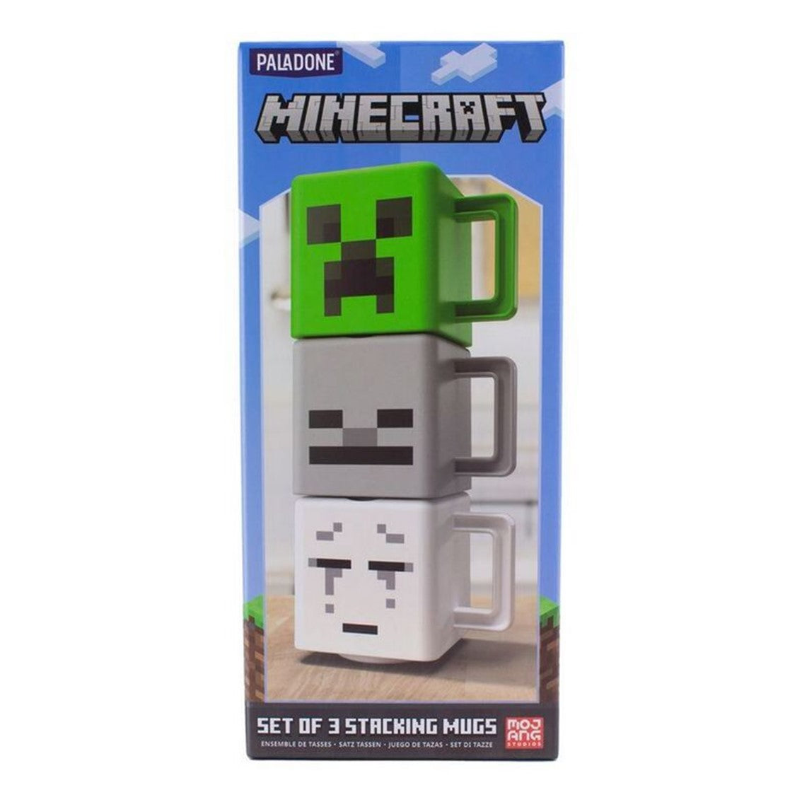 Tazas apilables paladone minecraft