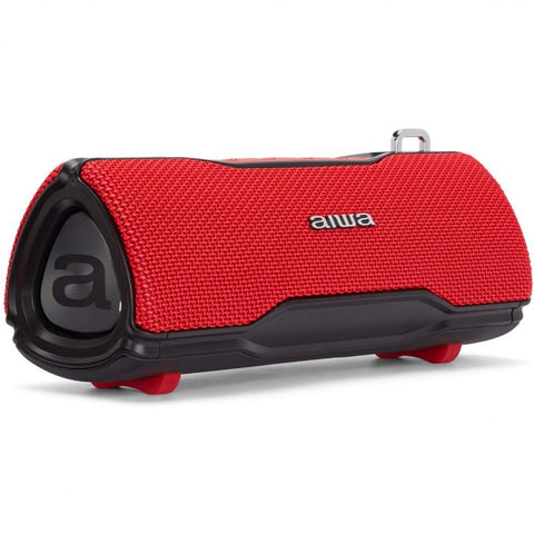 Altavoz aiwa bst - 500 12w rms bluetooth rojo