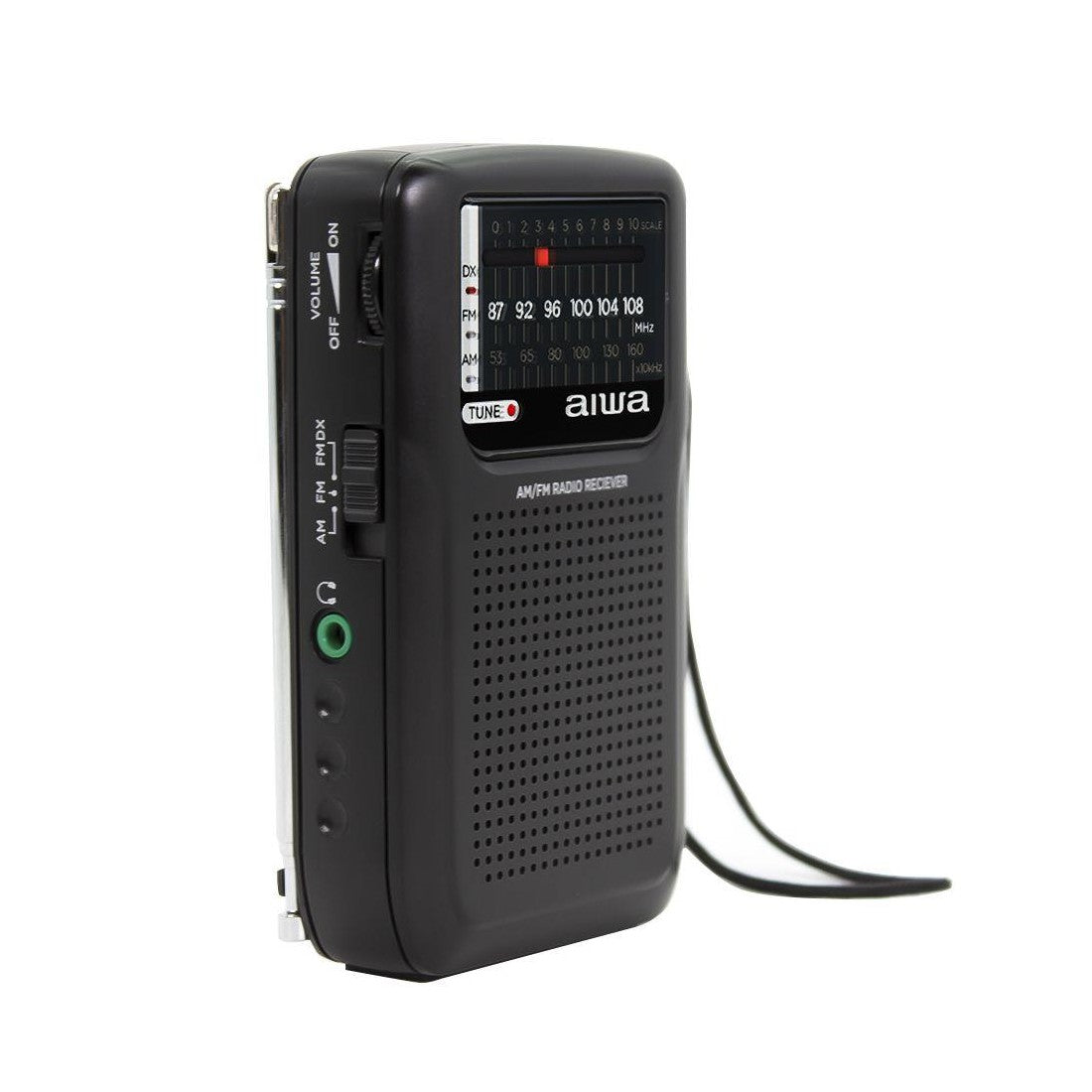 Radio portatil nostalgic aiwa rs - 33 negro