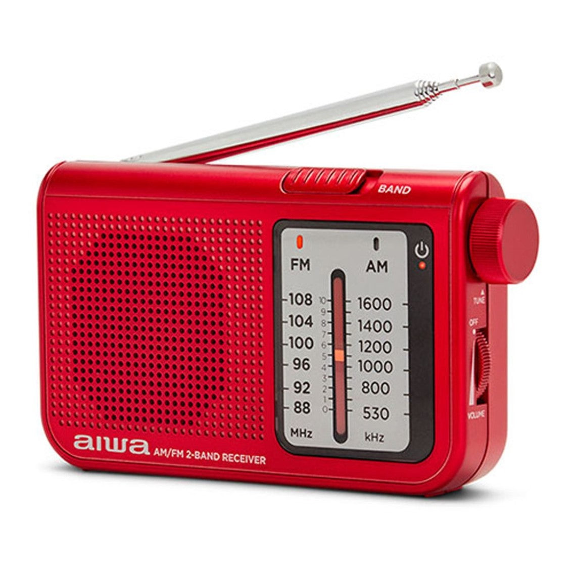 Radio portatil aiwa rs - 55 rojo