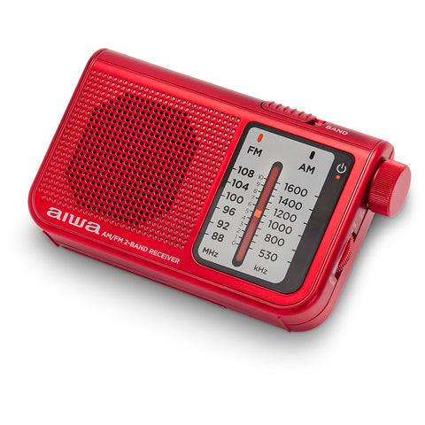 Radio portatil aiwa rs - 55 rojo