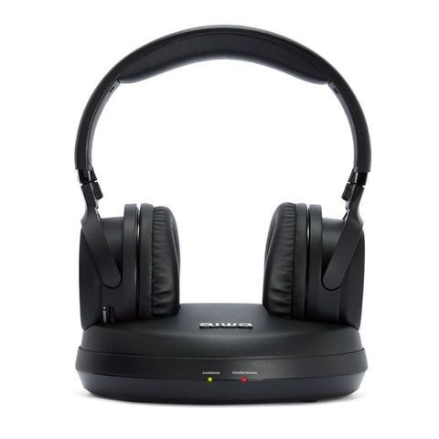 Auriculares inalambricos aiwa whf - 930d negro + base de carga