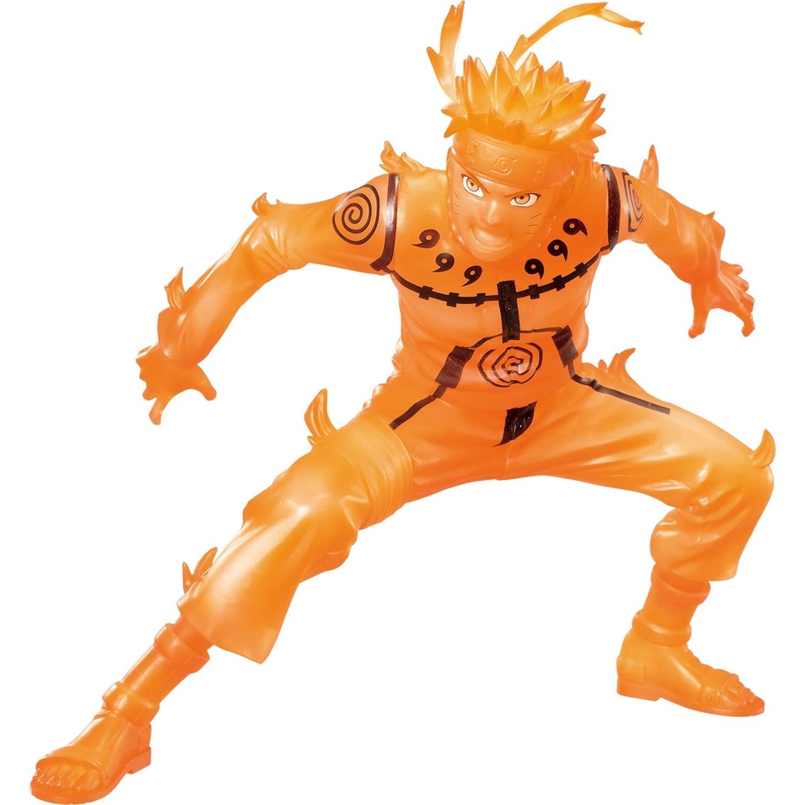 Figura banpresto naruto shippuden vibration stars -  rock lee & uzumaki naruto (b: naruto uzumaki)